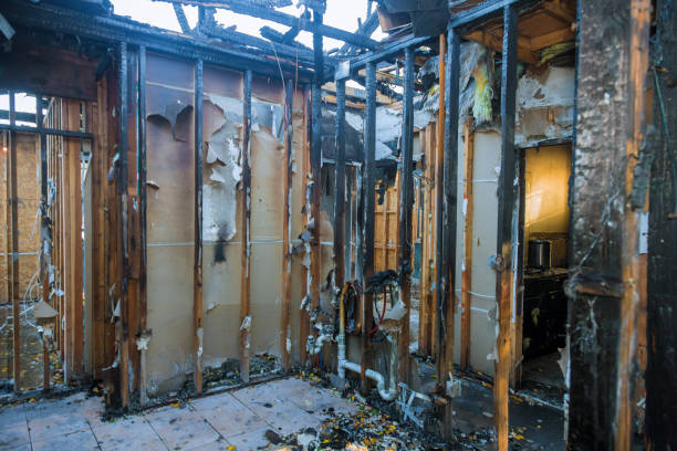Professional Fire Damage Removal technician working in Willingboro, NJ